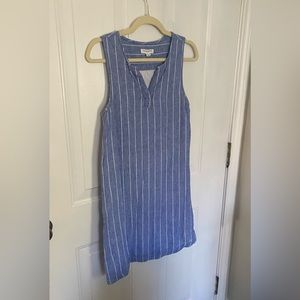 Linen casual dress with cotton lining. Excellent used condition!